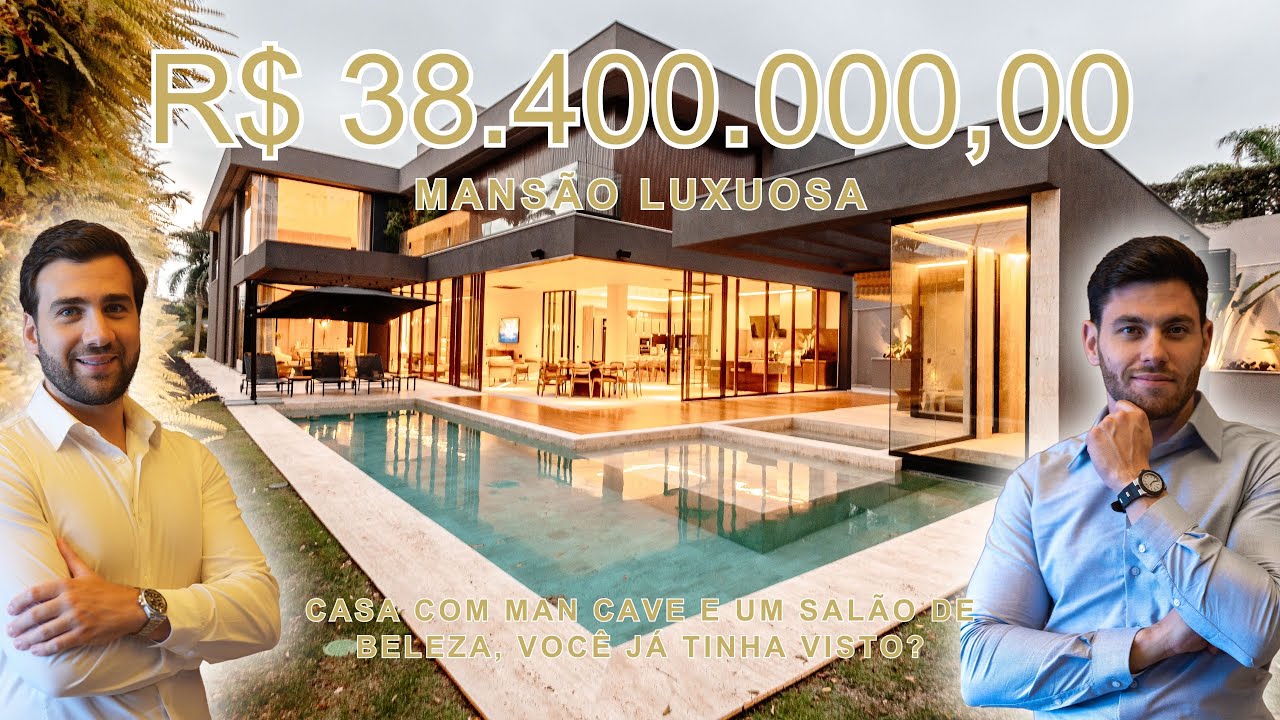 TOUR pela mans&atilde;o que fica em um dos condom&iacute;nios mais LUXUOSOS do Brasil! 🤩