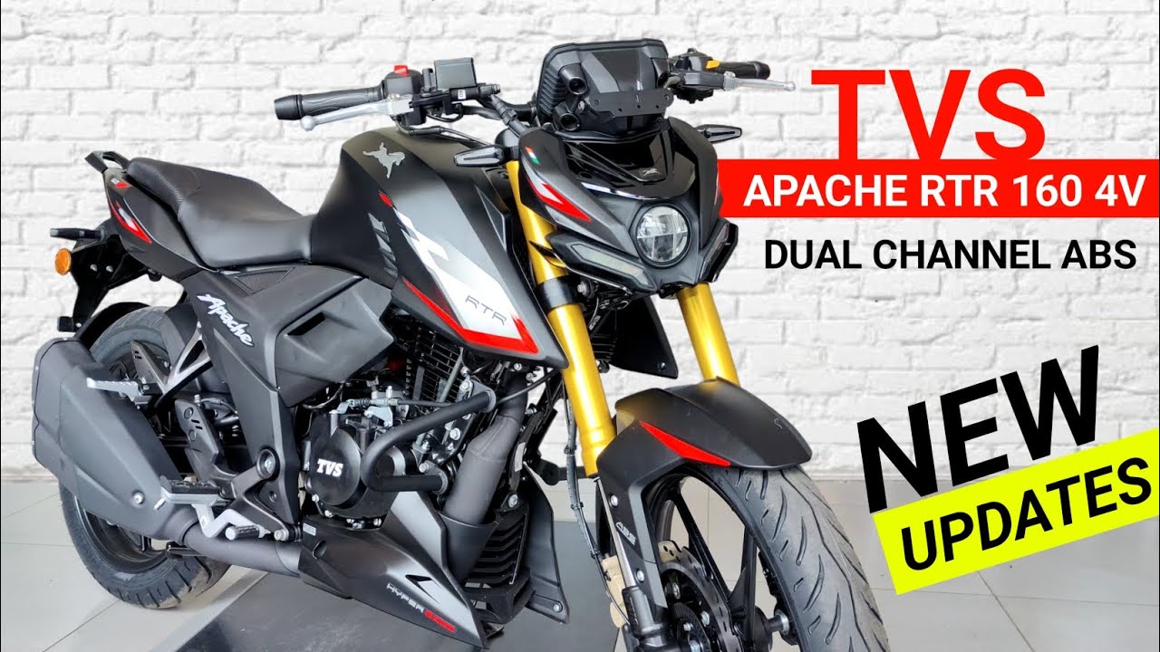 Tvs Apache RTR 160 4V TFT Display | TVS Apache RTR 160 4V TFT Display Black Colour | Price 