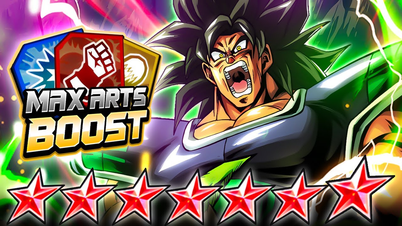 (Dragon Ball Legends) MAX ARTS BOOSTED 14 STAR GRN FURY BROLY SMASHES AHHHHH!!!!!!