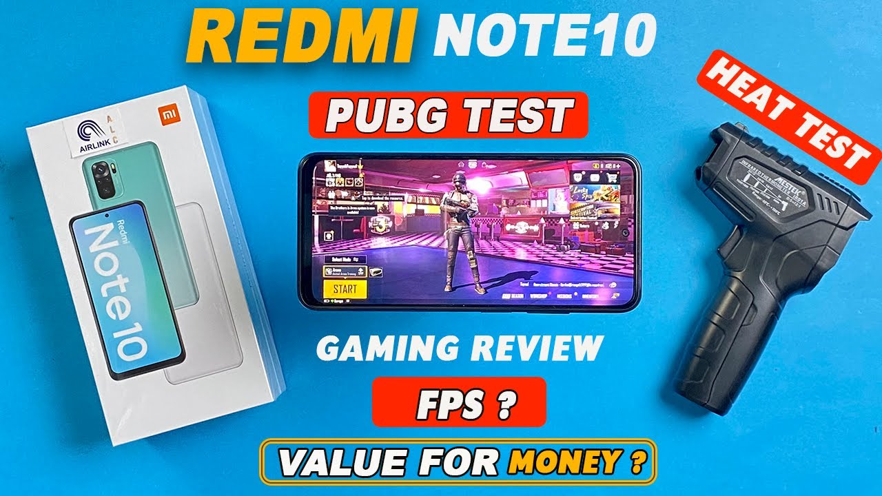 Xiaomi Redmi Note 10 Pubg Test | Antutu Benchmarks | Heat Test | FPS ? | Gaming Review | Kharedari