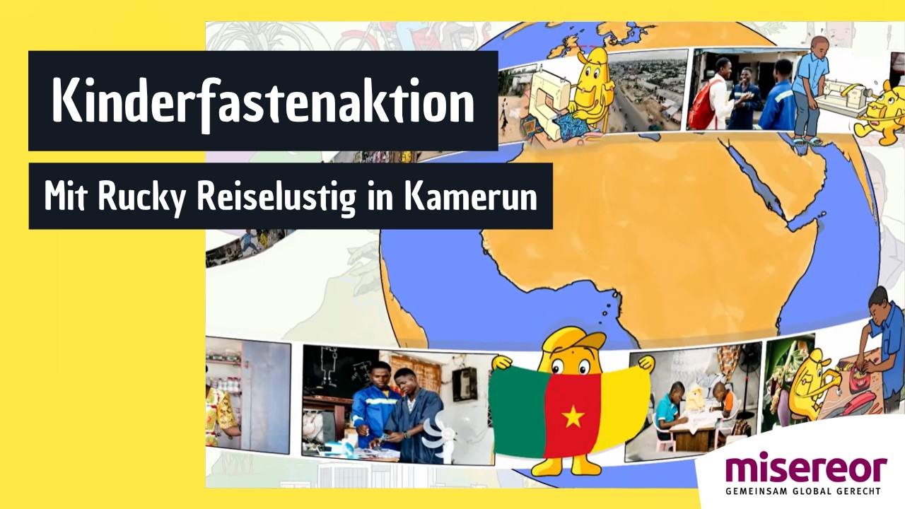 Kinderfastenaktion: Mit Rucky Reiselustig in Kamerun