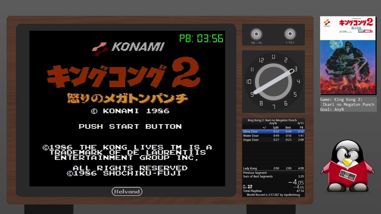 King Kong 2: Ikari no Megaton Punch - Any% in 3:56