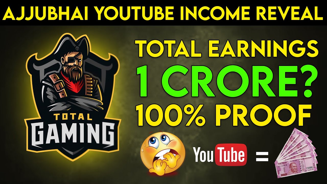 1 Crore?? Total Gaming Income | Total Gaming Earnings |Total Gaming Monthly Income From Youtube 2021