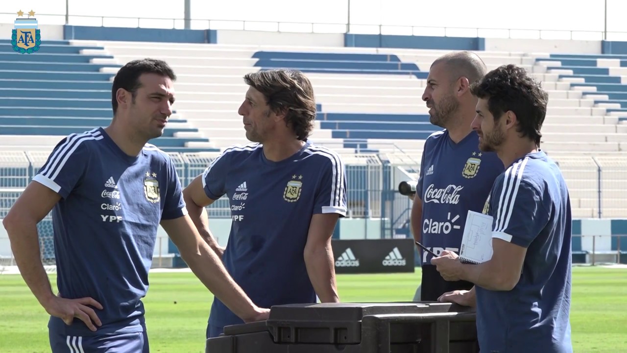 Último entrenamiento de la Selección Argentina pensando en Brasil
