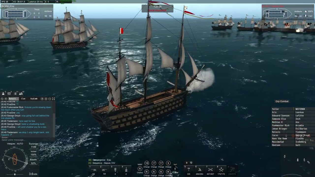 Naval Action - Port Battle for Bridgetown, MONKS vs TOXIC