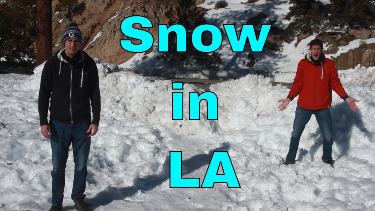 Snow in Los Angeles is more common than you might think.