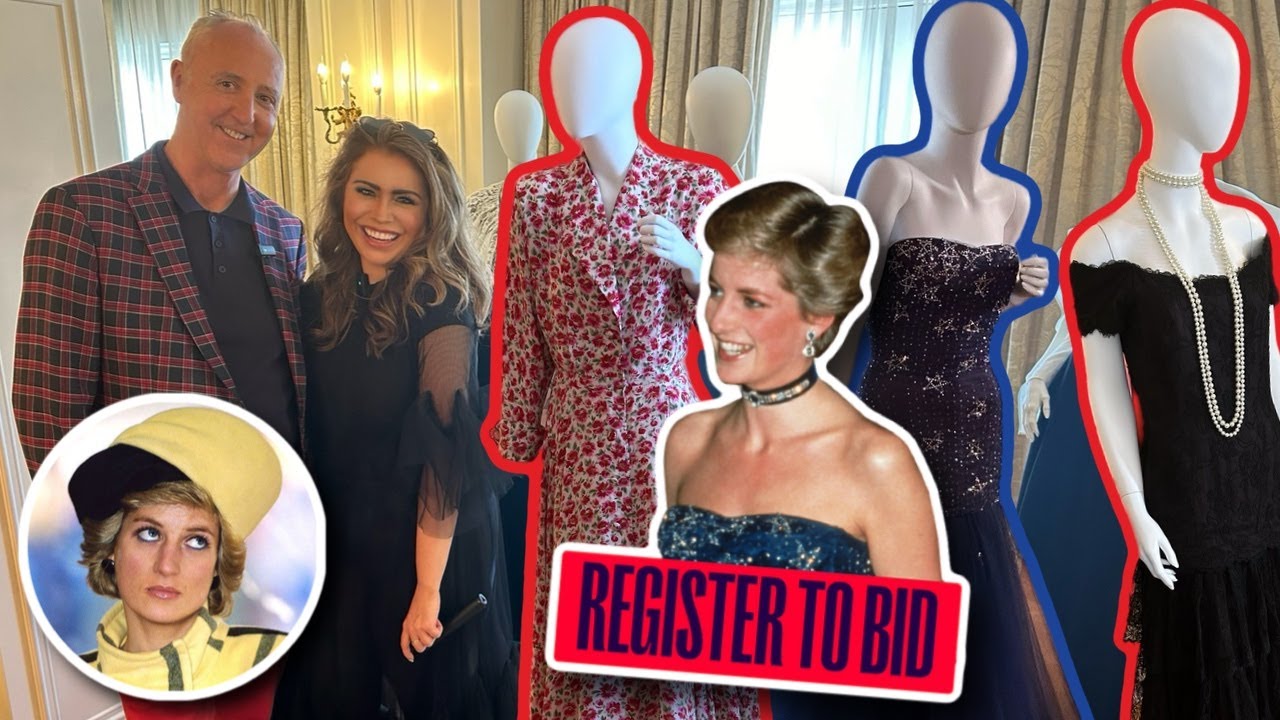 Kinsey Schofield Visits LARGEST Princess Diana Auction Since 1997 | Royal Collection