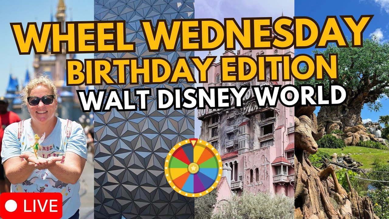 🔴 Live:  Disney Day before Birthday Wheel Wednesday | Walt Disney World 10.01.2025