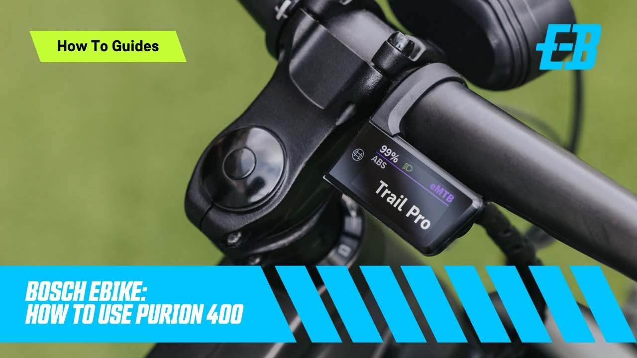 Bosch E Bike: How to use Purion 400