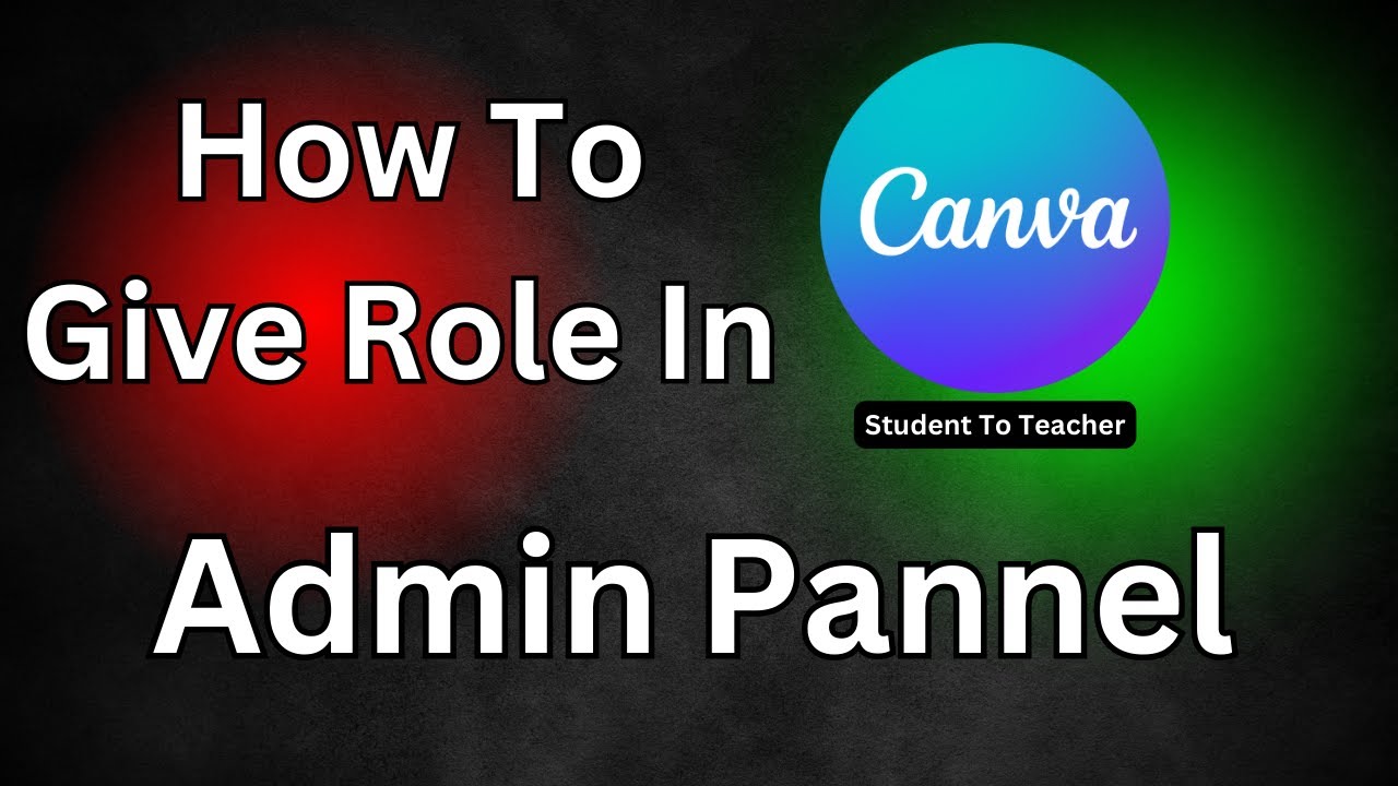 How To Change Role in Canva Pro Admin Panel | Canva pro reseller account