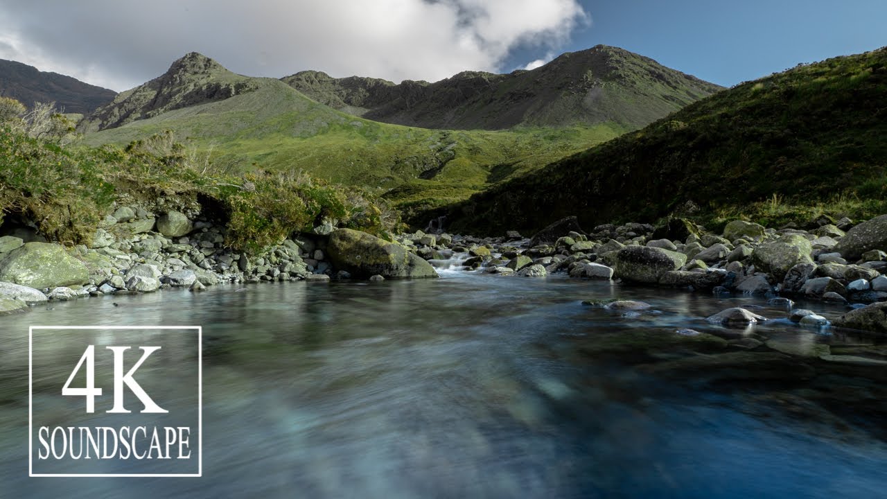 Mountain water sounds from The Isle of Skye | Scotlands Inner Hebrides | 4K SOUNDSCAPE