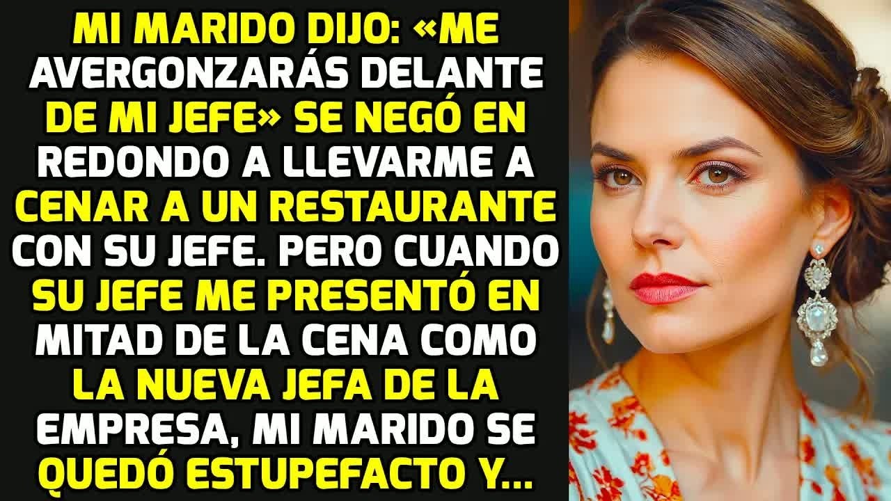 Mi Marido Dijo: «Me Avergonzarás Delante De Mi Jefe» Pero Me Hice Cargo De La Empresa HISTORIAS VIDA