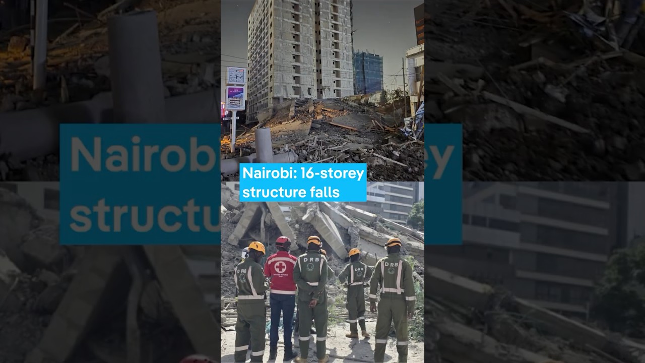 16-Storey building collapses in Nairobi