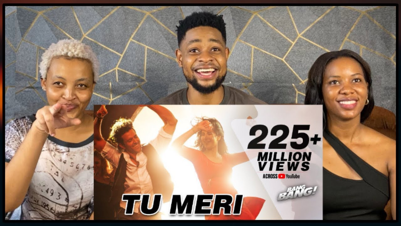 African Friends Reacts To Tu Meri Full Video | BANG BANG! | Hrithik Roshan & Katrina Kaif | Vishal S