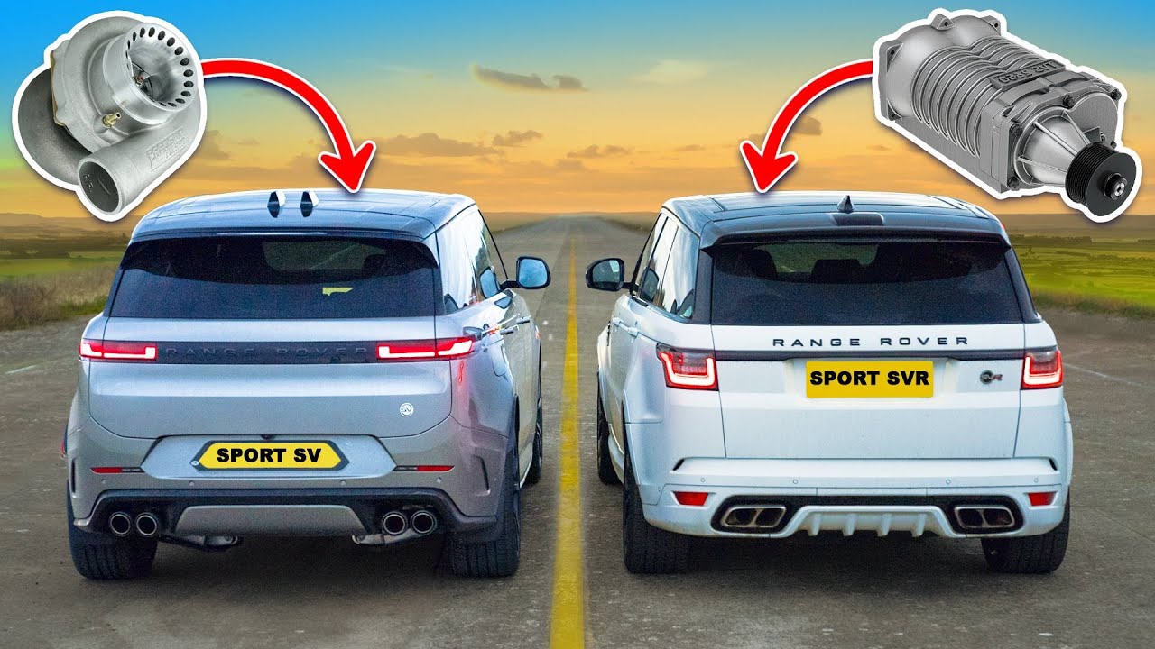 Range Rover Sport SV vs SVR: V8 DRAG YARIŞI
