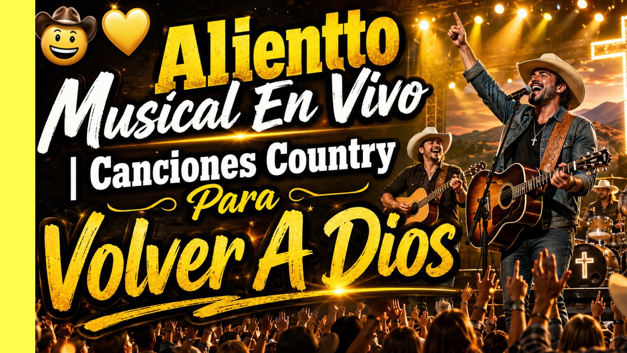 🙏🎻 Cuando Dios Te Habla, Todo Cambia | Concierto Country Cristiano En Vivo
