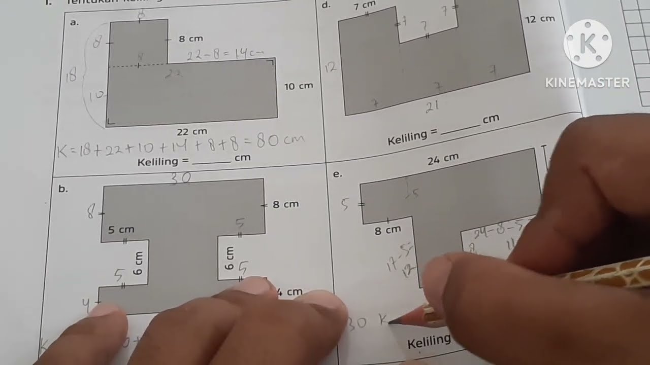 keliling gabungan bangun datar kelas 5 SD #maths #education