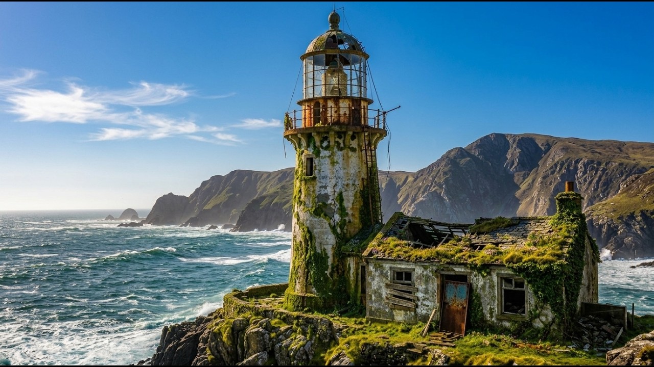 I Turned an Abandoned Lighthouse into a ROYAL LUXURY Home (ASMR)