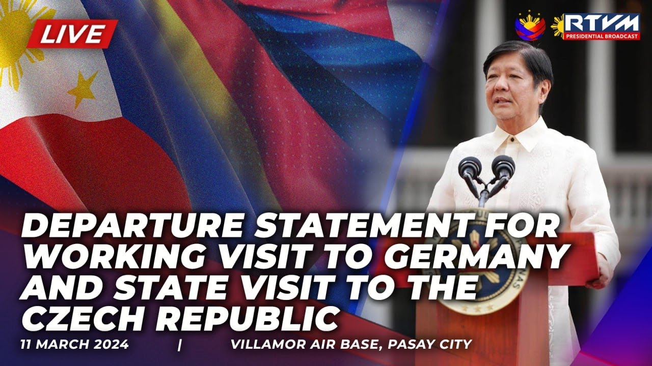 Departure Statement for Working Visit to Germany and State Visit to the Czech Republic 03/11/2024