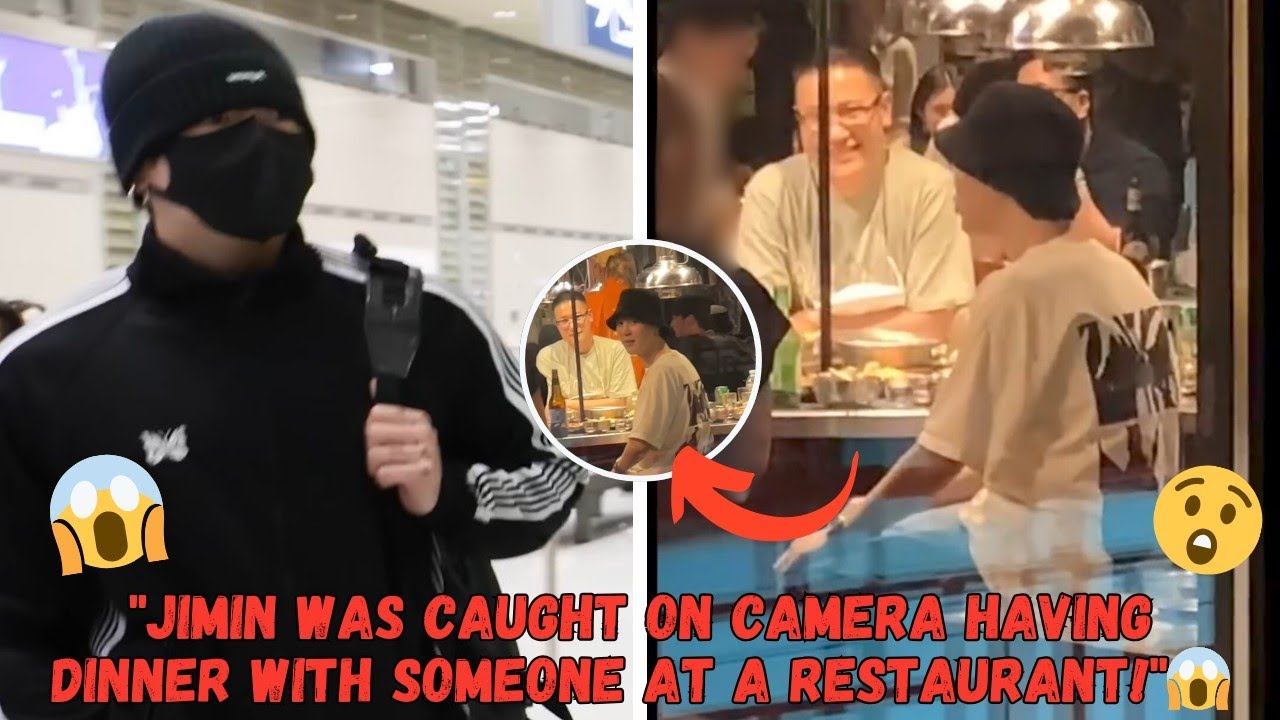 Army splashy! Jimin is seen having dinner with someone in LA, Jungkook is shocked to hear it! 😳🍽️