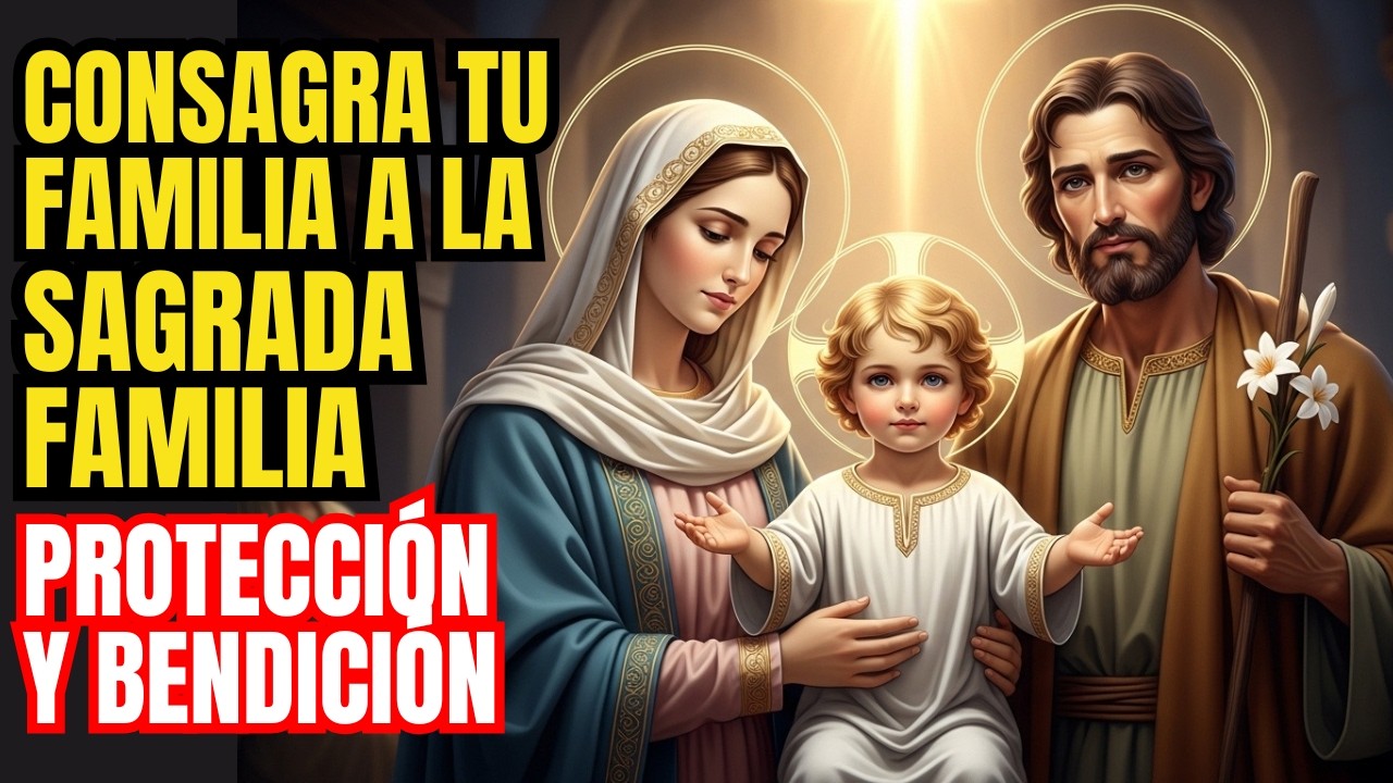 SAGRADA FAMILIA DE NAZARET, PROTEGE MI CASA Y MIS HIJOS | ORACIÓN PODEROSA DE DOMINGO