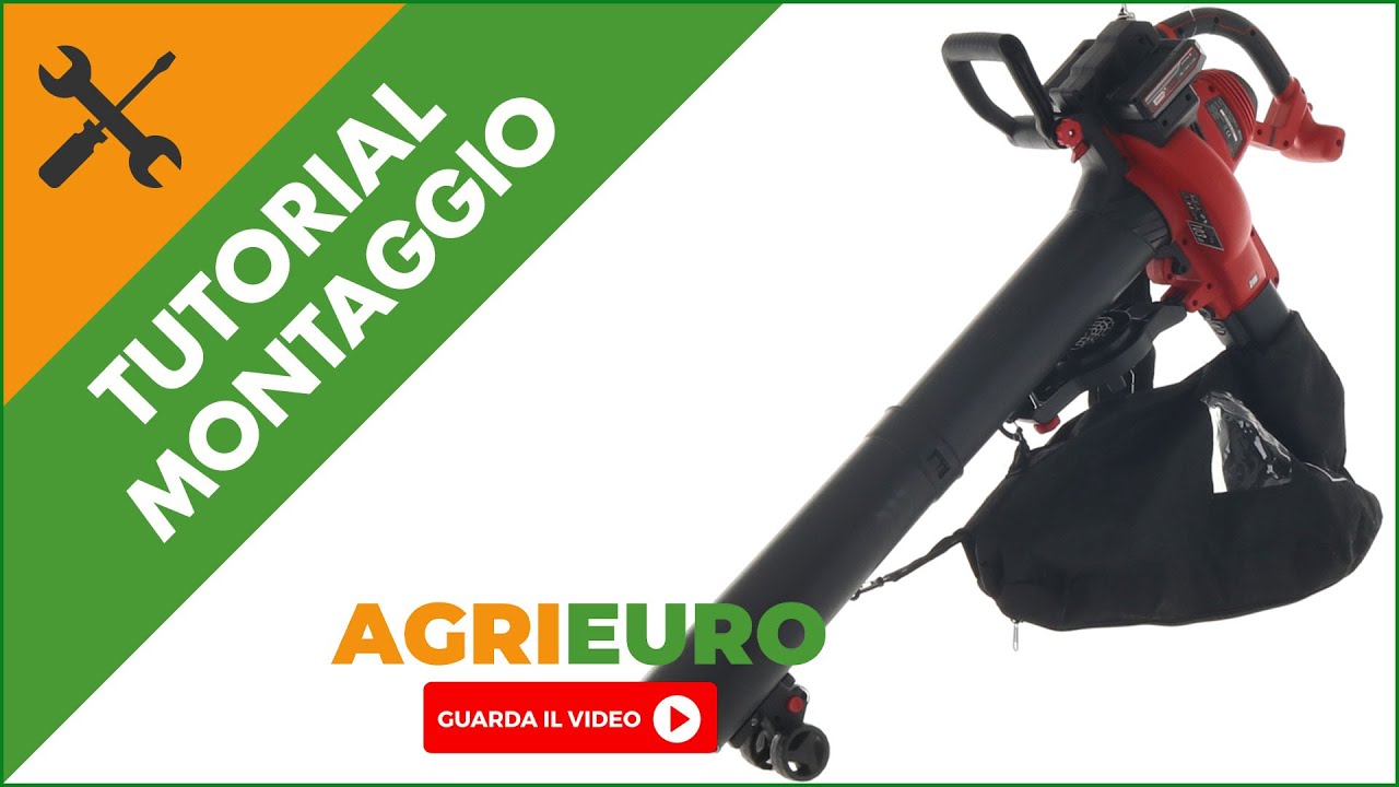 Soffiatore aspiratore per foglie Einhell GE-CL 36/230 Li E: guida al montaggio del prodotto
