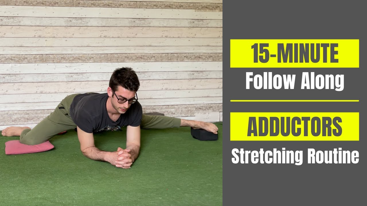 15 Minute Adductors Flexibility Routine! (FOLLOW ALONG)