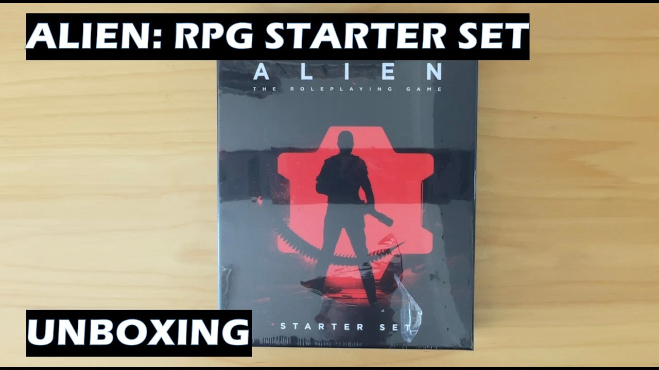 Unboxing ALIEN RPG Starter Set Role Playing Game