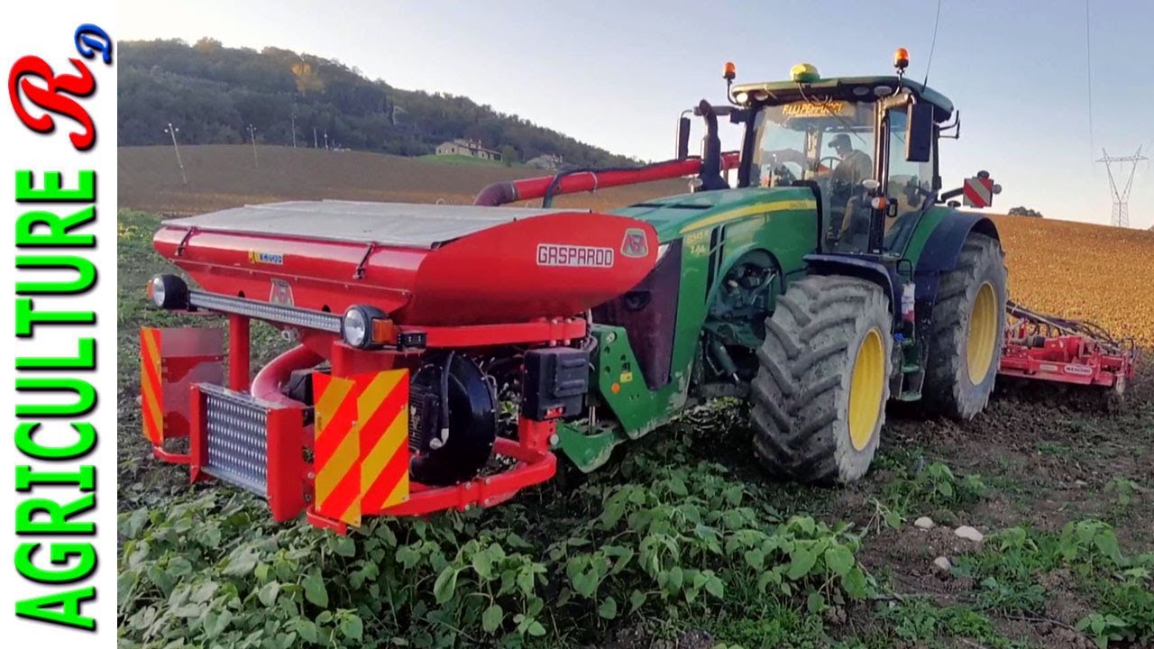 John Deere 8345R | Maschio Gaspardo 5mt | Afa System | Azienda Peppucci
