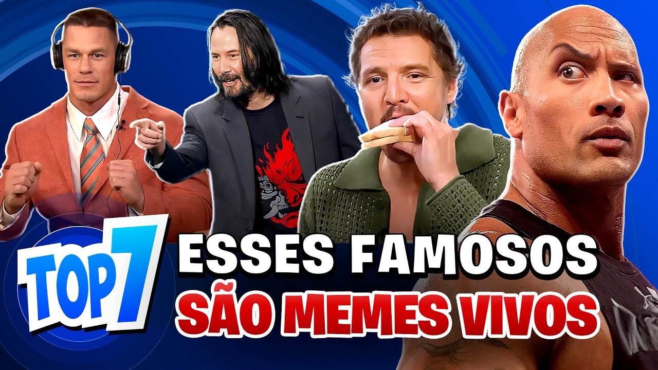 TOP 7 FAMOSOS QUE SEMPRE VÃO SER MEMES | QMQ