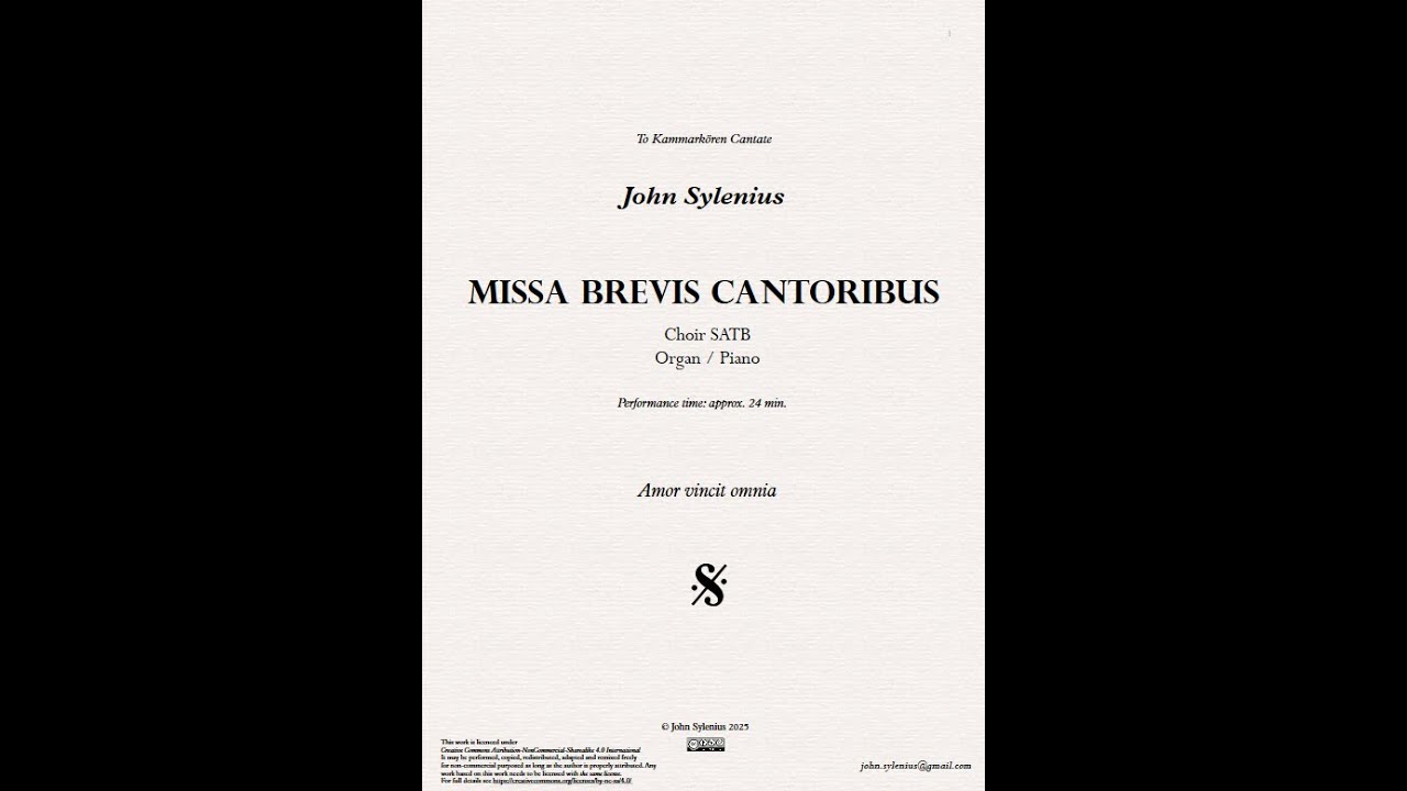 1. Kyrie - Missa Brevis Cantoribus