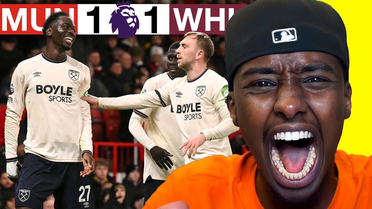 Manchester United DRAW to RELEGATION ZONE West Ham 