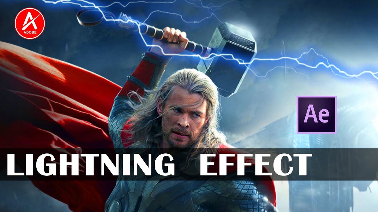 Advanced Lightning After Effect Tutorial | How to create Lightning in After Effect