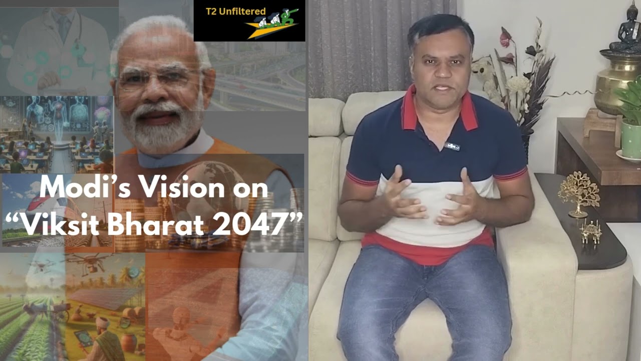 Modi's Future Vision - Viksit Bharat 2047 #ModiMeetsBillGates #ViksitBharat2047
