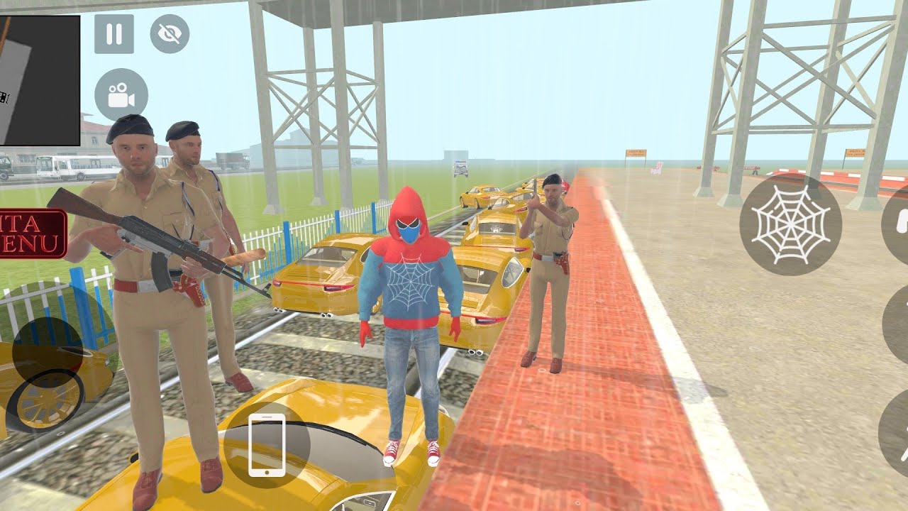 🎮car bike game spiderman gangster Life crazy 😧 indian Theft Auto Simulator 