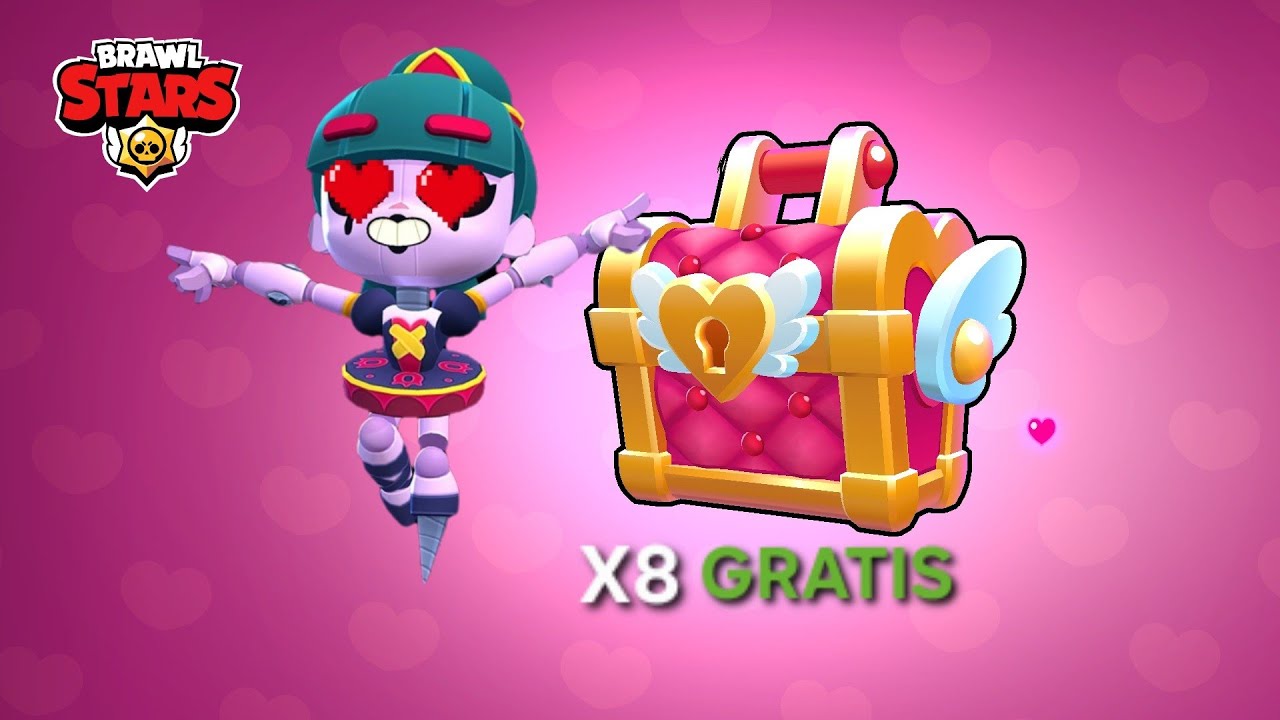 IMPAZZISCO...8 LOVE BOX FREE SU BRAWL STARS - SciarraTUBE 