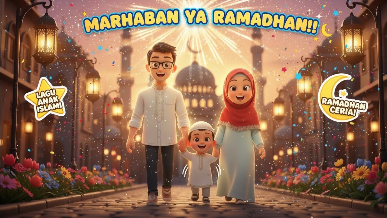 Marhaban Ya Ramadhan 🎶 | Lagu Anak Islami Seru untuk YouTube Kids