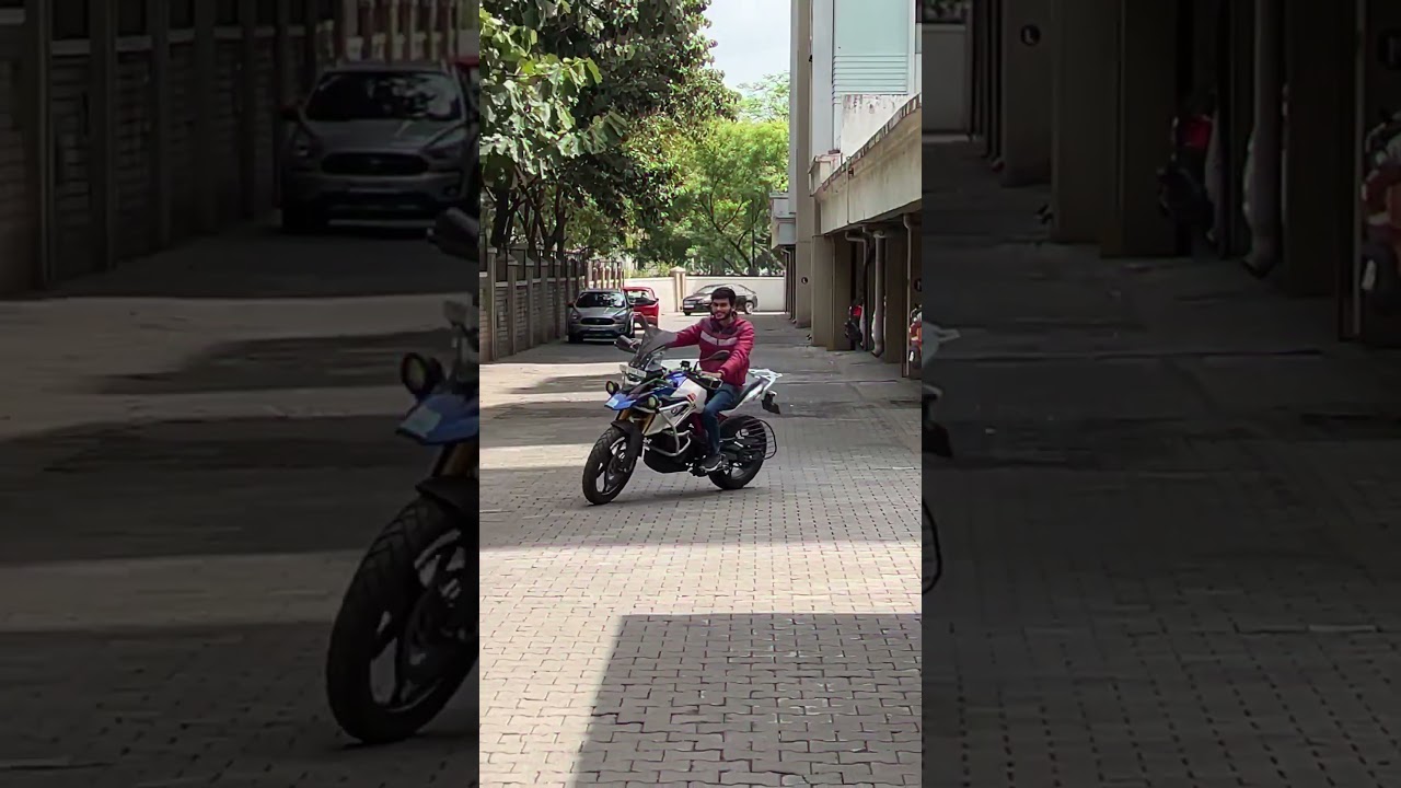 BMW GS 310 Exhaust Sound ❤️BMW 2023 #BMWGS310 #bmw2023 #bmwbikes #shorts #shorts #viral #viralvideo