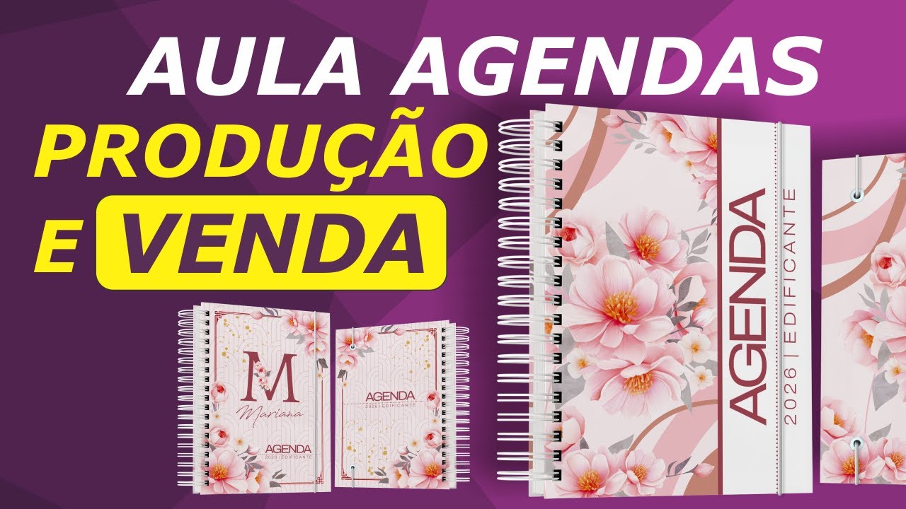 AGENDA FLORAL EDIFICANTE 2026  - DICAS DE PRODUÇÃO E VENDA