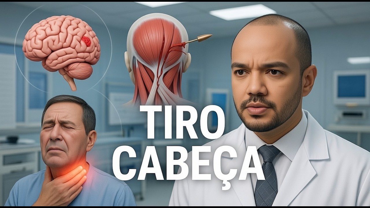 LES&Atilde;O POR TIRO na CABE&Ccedil;A - CR&Acirc;NIO (&Eacute; Realidade di&aacute;ria no Brasil 🇧🇷 )