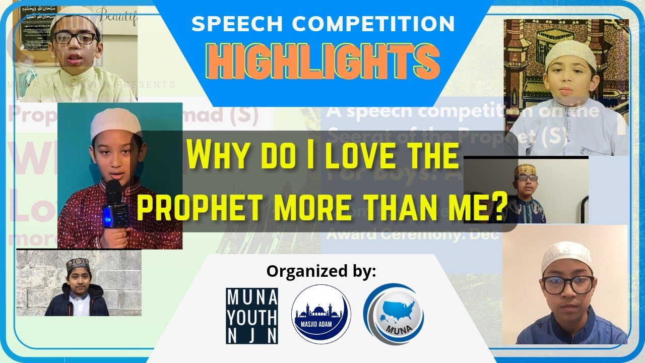Why Do I love Muhammad (saw) More Than Me? Kids answered this question. MUNA Youth NJN