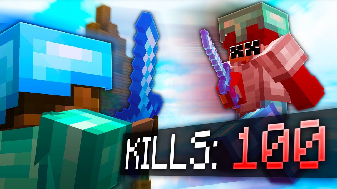 Killing MineProWes 100 times in skywars