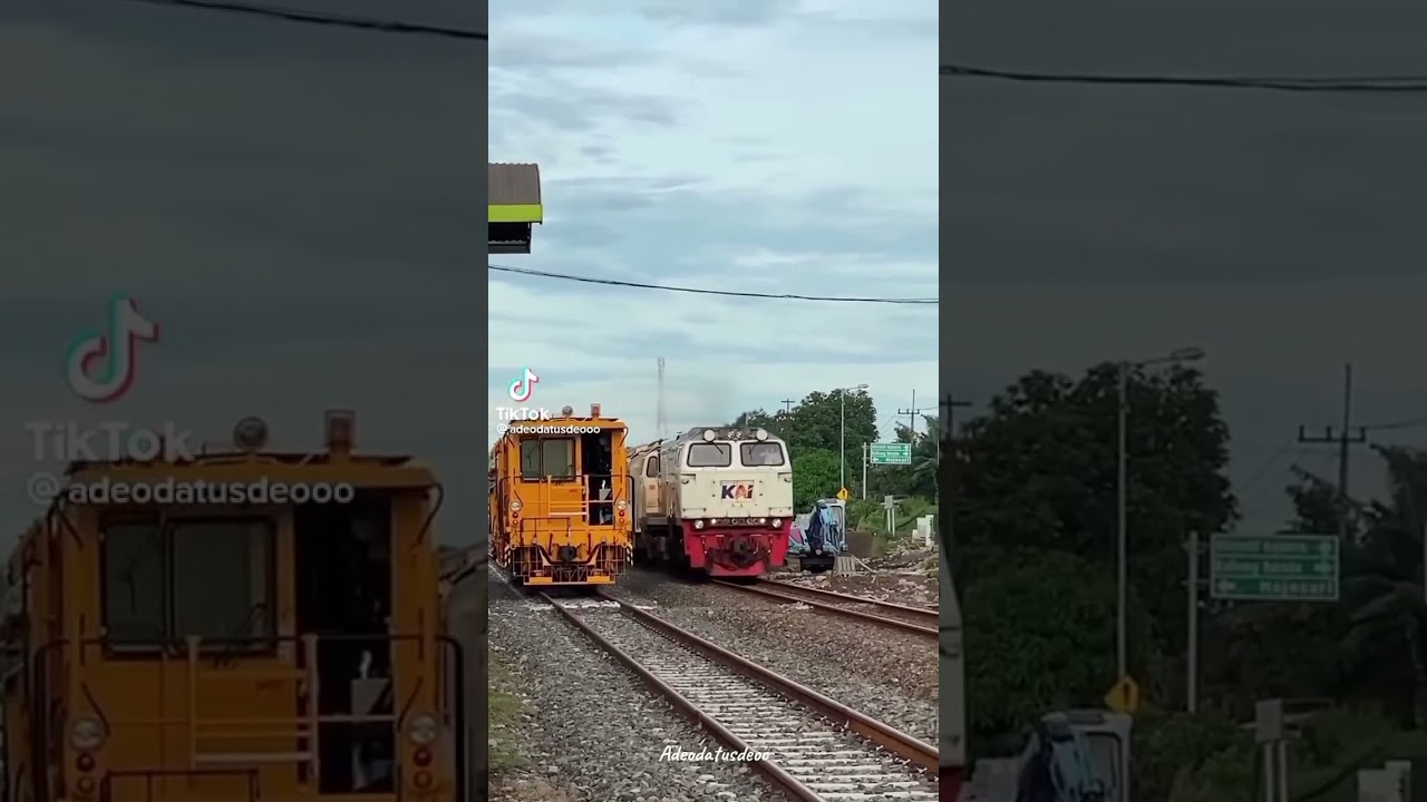 Cinematic kereta api Indonesia #kaparcel #kakertanegara #kakertajaya