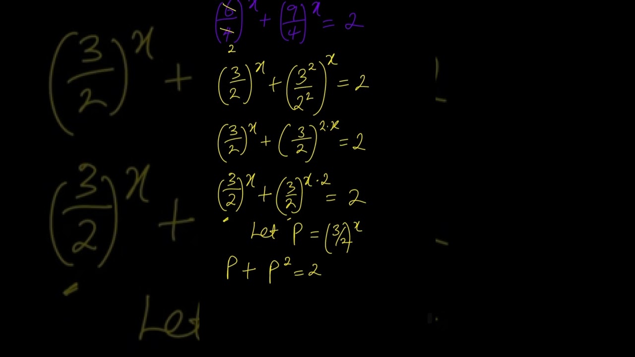 Exponential Equation Trick