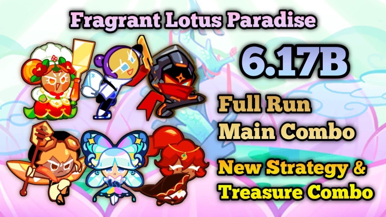 6.17B Fragrant Lotus Paradise Full Run Main Combo (Skating Queen & Sugar Glass)