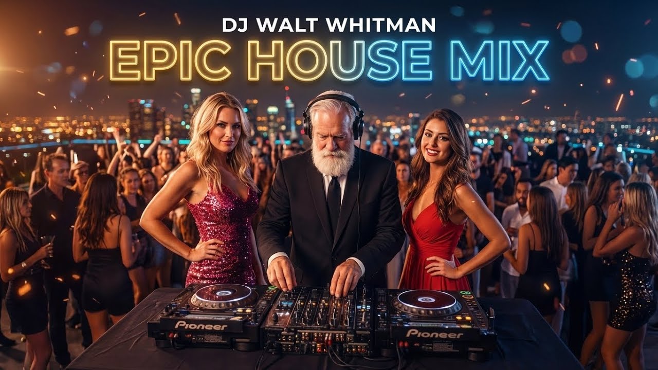 DJ Walt Whitman – Epic Rooftop House Mix with Night Club Energy, Deep Grooves & City Vibes