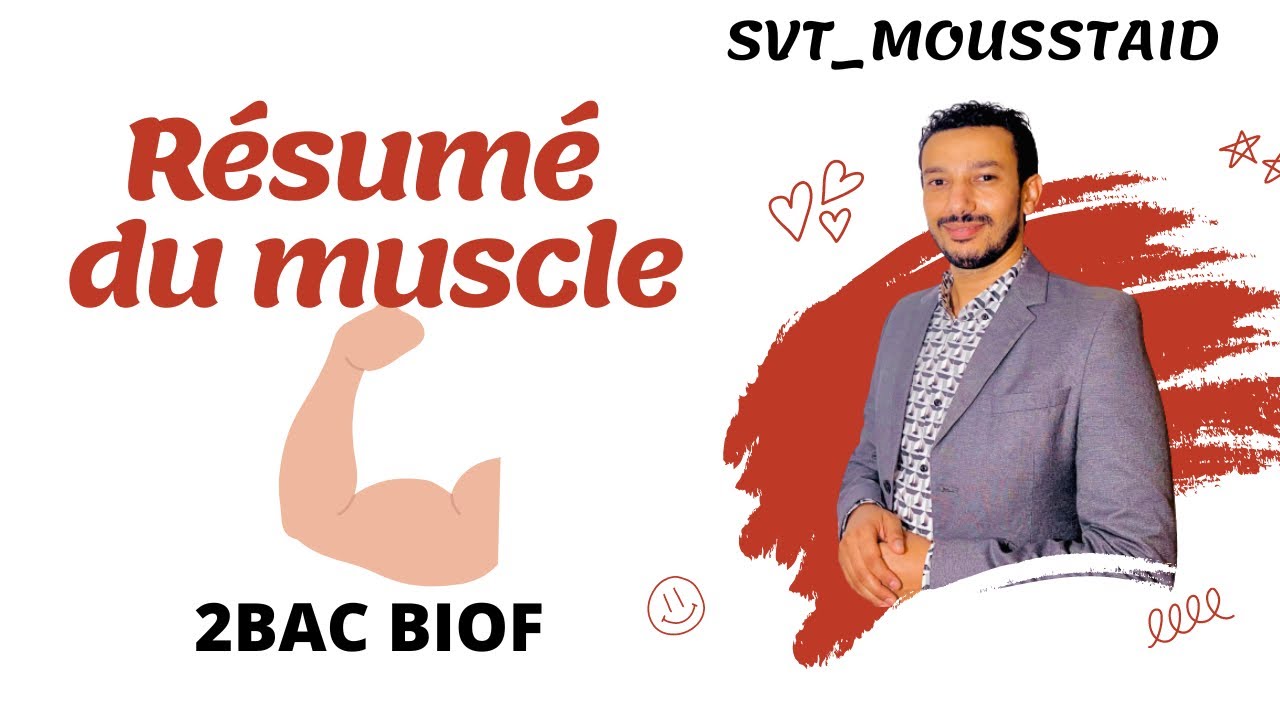Résumé du Muscle chapitre 2 Aji tfham rapidement PC et SVT 🔥💪