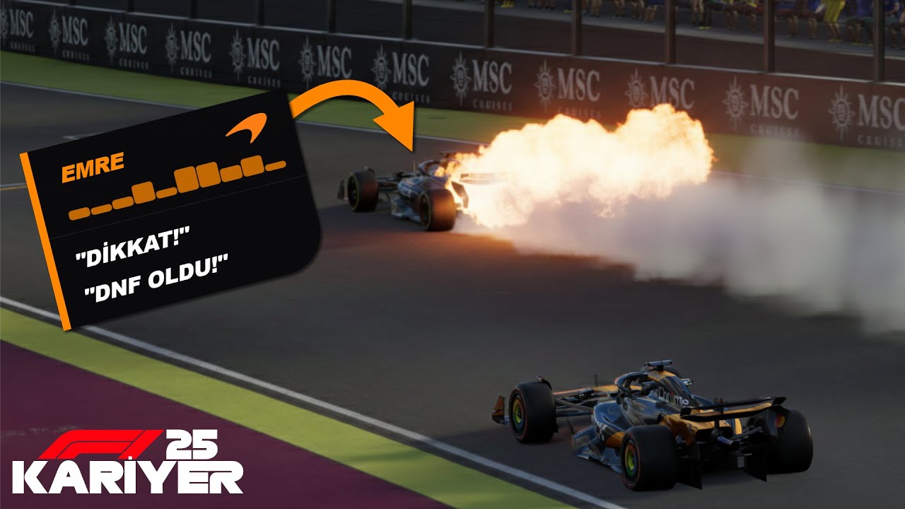 ŞAMPİYONADA BİR RAKİP DAHA DÜŞTÜ! | F1 25 Kariyer #20
