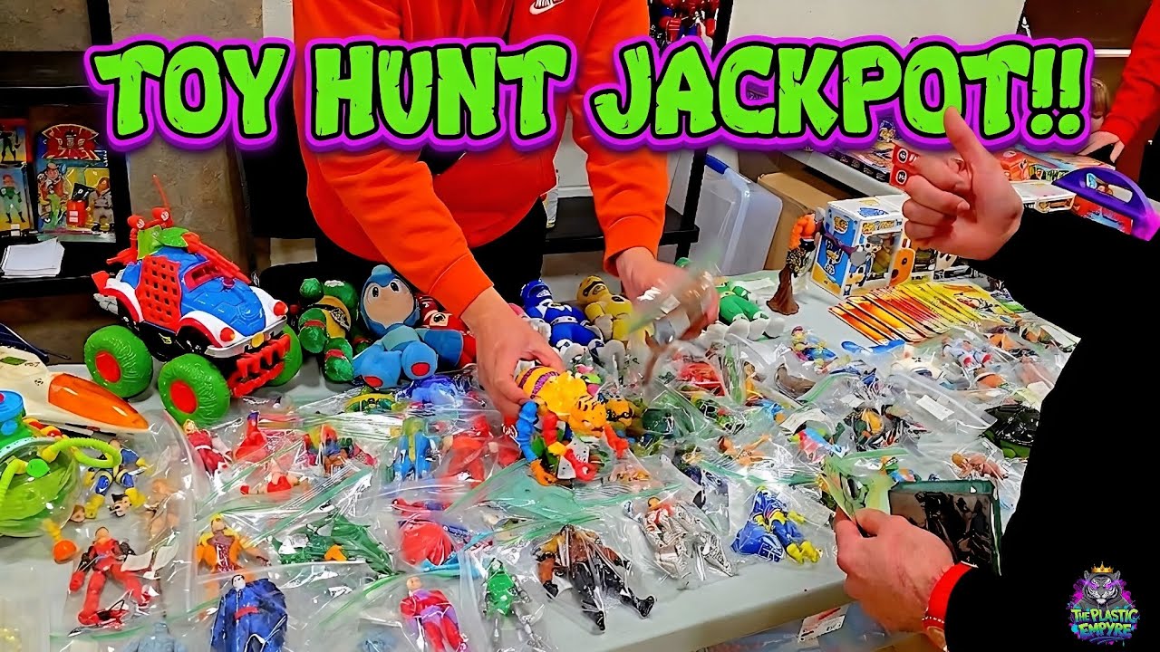 С чего началась зависимость!! Поиск винтажных игрушек на распродаже для гиков в YYC