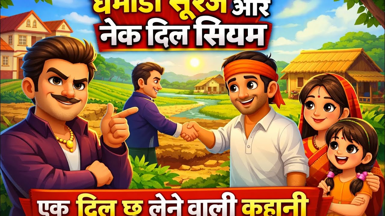 👉🤗घमंडी सूरज और नेक दिल सियम/एक दिल छू लेने वाली कहानी 😲🤗👪#longvideo #cortton #motivation 